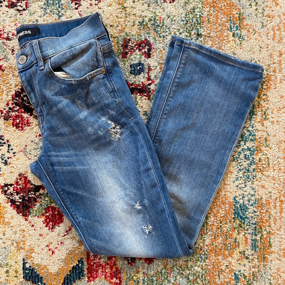 Express bootcut jeans 4S